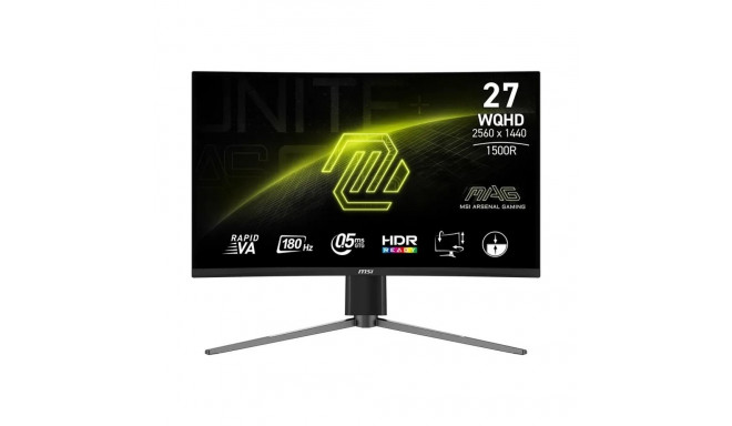 MSI MAG 27CQ6PF - 180Hz QHD 27'' kiire VA 0,5ms