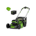 Greenworks juhtmeta muruniiduk 60V harjadeta mootoriga, 51 cm komplekt, laadija + 1 4Ah aku (GD60LM5