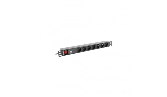 LANBERG PDU Rack Toitekaabel (1U 16A 7x 230V 2m)