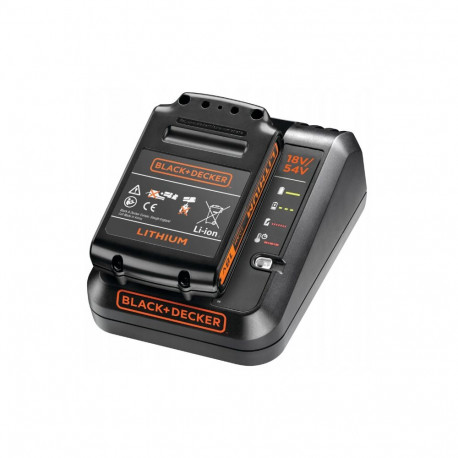 BLACK+DECKER aku 18V 2.0Ah + laadija 12A