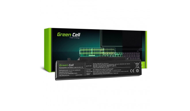 Green Cell aku Samsung R519 R522 R530 R540 R580 R620 R719 R780 jaoks (must) / 11 1V 4400mAh