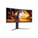 AOC CU34G4Z 34-tolline 3440x1440 1ms 2xHDMI DP USB must/punane