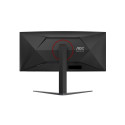 AOC CU34G4Z 34-tolline 3440x1440 1ms 2xHDMI DP USB must/punane