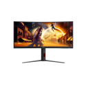 AOC CU34G4Z 34-tolline 3440x1440 1ms 2xHDMI DP USB must/punane