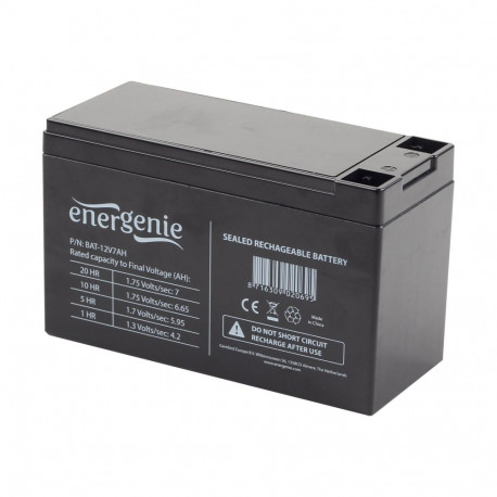 GEMBIRD BAT-12V7AH Energenie Rechargeable Gel Battery 12V/7AH
