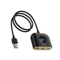 Baseus Square Round USB Adapter USB 3.0 / 3x USB 2.0 / 1m