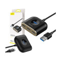 Baseus Square Round USB Adapter USB 3.0 / 3x USB 2.0 / 1m