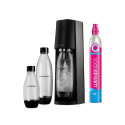 SodaStream Terra Nero komplekt metall, plast, polüetüleentereftalaat (PET) must
