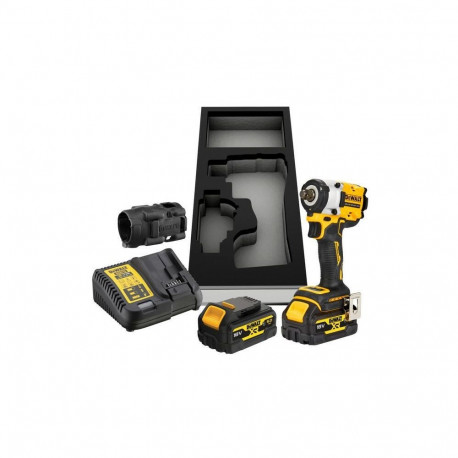 DEWALT 1/2" 18V 406Nm 2x5.0AH IMPACT WRENCH WITH STAMPING FOR TROLLEY RING DCF921P2G