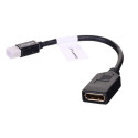 Lanberg AD-0003-BK DisplayPort kaabel 0.12 m Mini DisplayPort Must