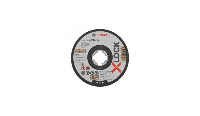 Bosch X-LOCK separation 115x1,0 h f INOX - 2608619261 straight