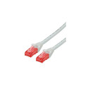 goobay Patch cable Cat6 U/UTP flat white 3,0m