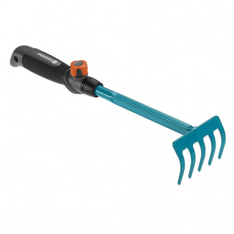 combisystem-Blumenrechen (türkis/schwarz, 8,5cm)