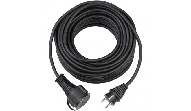 Brennenstuhl pikendusjuhe  IP 44 25m, must (H05RR-F 3G1,5)
