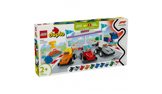 Duplo 10445 F1 võidusõiduautod ja juhid klotsid