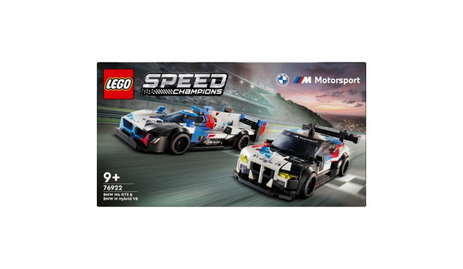 Speed Champions 76922 võidusõiduautod BMW M4 GT3 & BMW M Hybrid V8