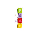 Duplo 10421 tähestikuga veoauto klotsid