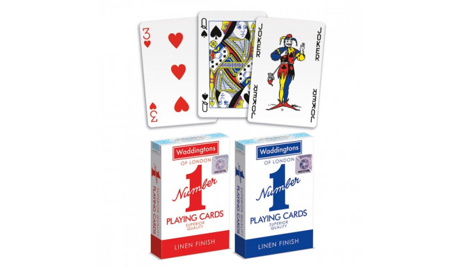 Waddingtons no.1 punased/sinised kaardid