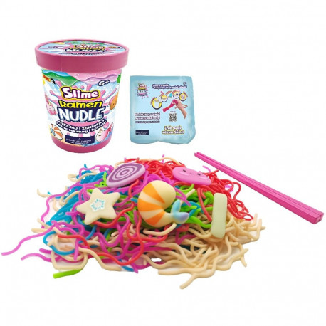 Slime ramen nuudlid värviline keeris