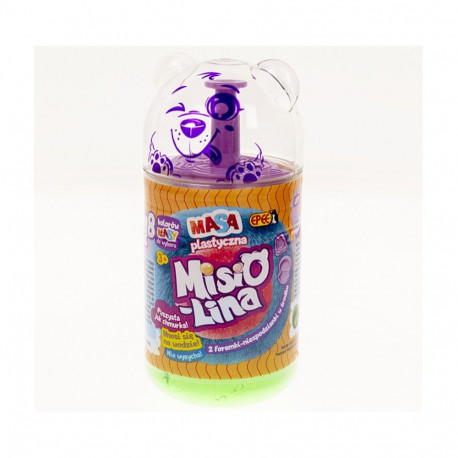 Masa plastyczna misiolina 2x50g 2 vormi roheline sinine