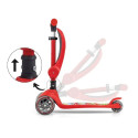 Hulajnoga scooter fuzzy red
