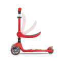 Hulajnoga scooter fuzzy red