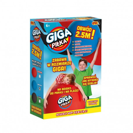 Giga piłka czerwona