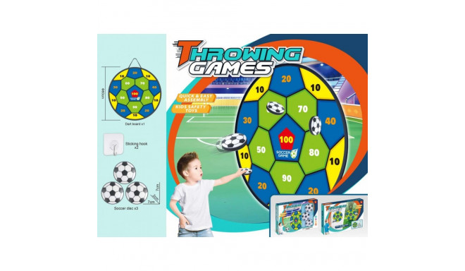 Gra rzutki krążki piłkarskie