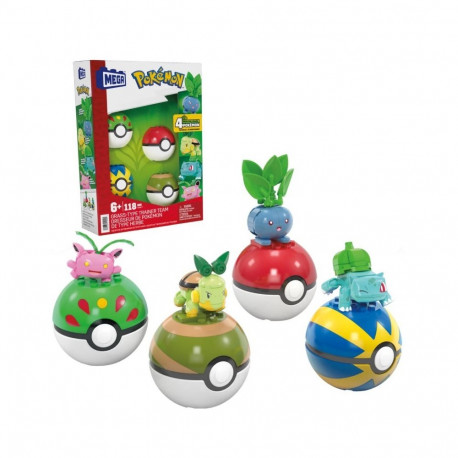 Klocki pokemon drużyna trawiastego