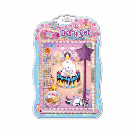 Pamiętnik z długopisem pecoware - kotek