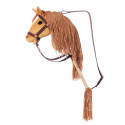 Koń na kiju hobby horse hoppihorse a3 chestnut - brąz, maść kasztanowata