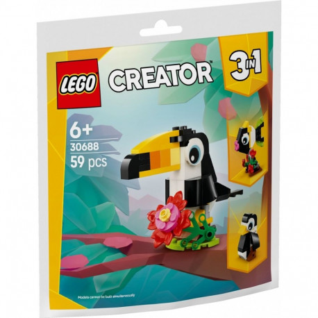 Klocki creator 30688 tropikalny tukan