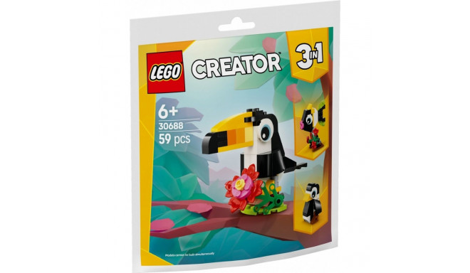 creator 30688 troopiline tukan klotsid