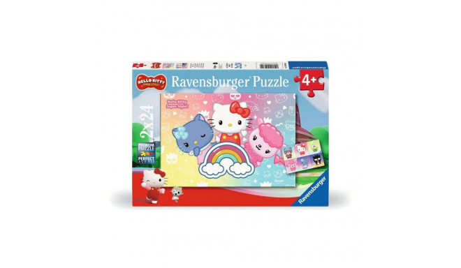 Puzzle 2x24 tükki hello kitty