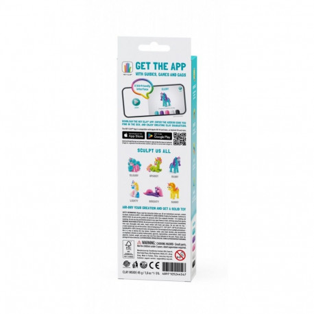 Masa plastyczna hey clay ükssarvikud 3 pak, vihmane