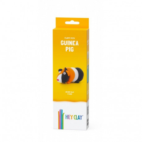 Masa plastyczna hey clay figurka puchate zwierzaki, Świnka morska