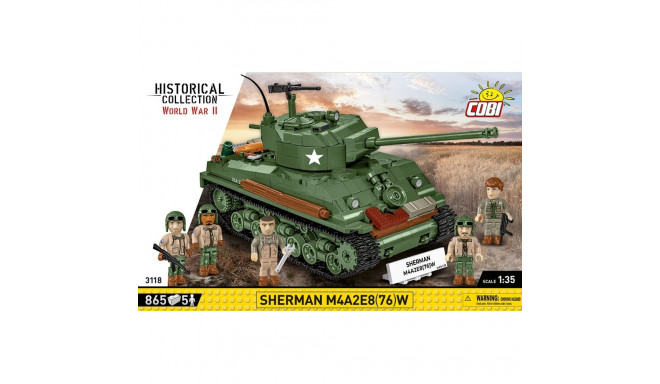 Sherman M4A2E8 865 klotsi klotsid