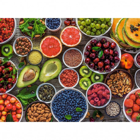 Puzzle 2000 elementów table full of superfood