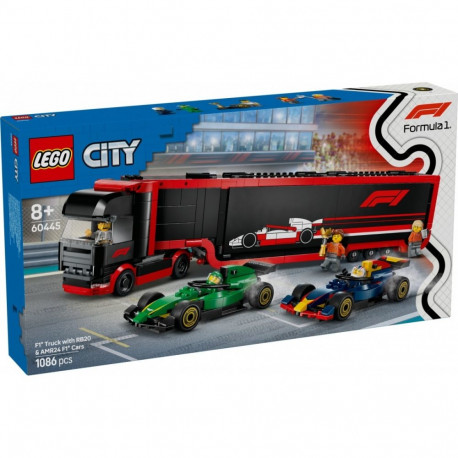 Klocki city 60445 F1 veoauto boliididega RB20 ja AMR24 F1