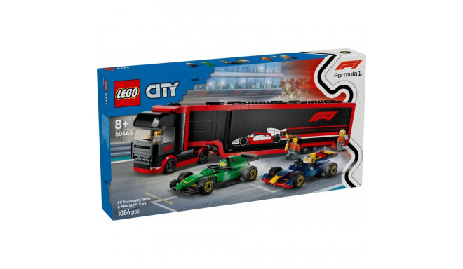 Klocki city 60445 F1 veoauto boliididega RB20 ja AMR24 F1