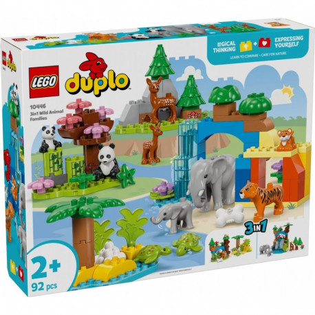 Duplo klotsid 10446 metsloomade perekonnad 3-ühes