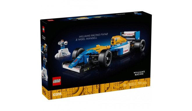 Klocki icons 10353 Williams Racing FW14B i Nigel Mansell