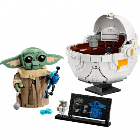 Klocki star wars 75403 grogu w wózku