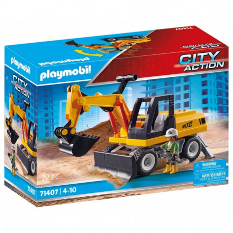 Zestaw z figurkami city action 71707 koparka