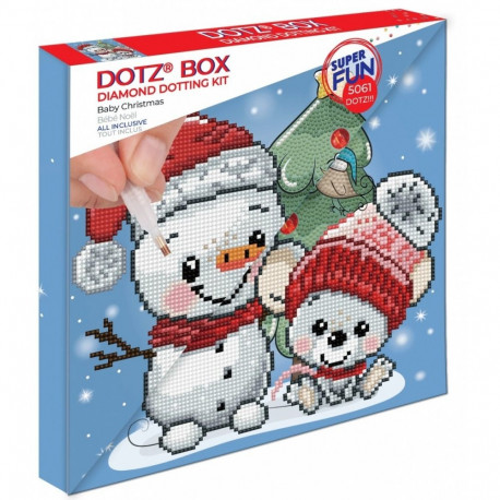Zestaw diamond dotz dzieciątko boże narodzenie