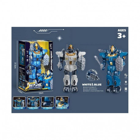 Robot na baterie muzyka, światło
