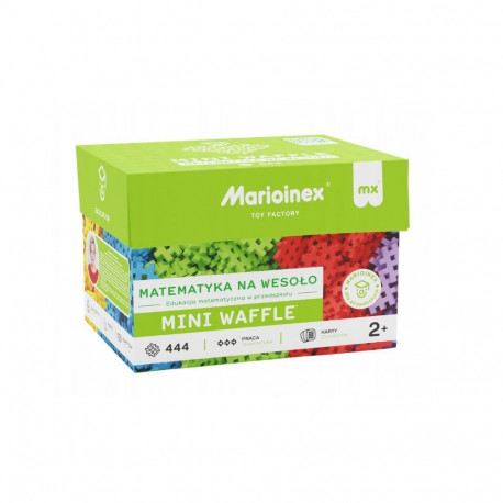 Klocki waffle mini – matemaatika lõbusalt 444 elementi