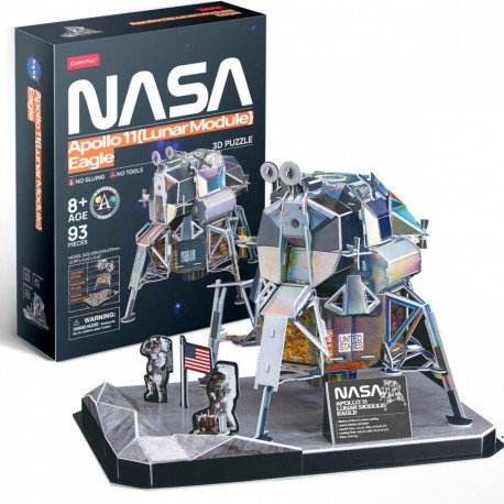 3D pusle 93 elementi Apollo 11