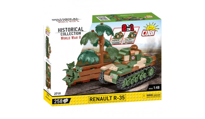 wwii renault r-35 258-osaline klotsikomplekt