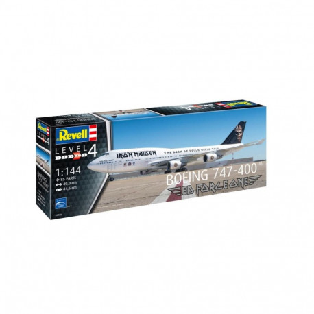Model plastikowy boeing 747-400 ed forceone 1/144
